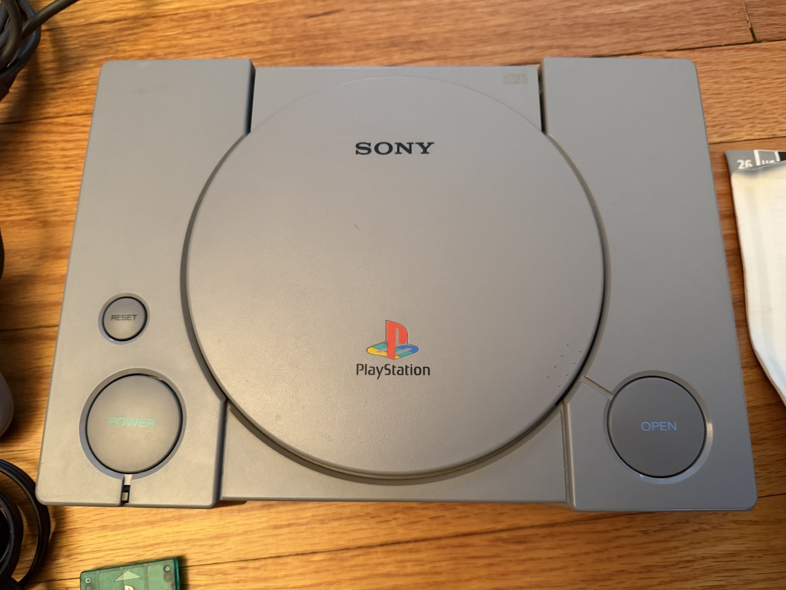 Sony PlayStation 1 Game Console – Gray Modified, chipped