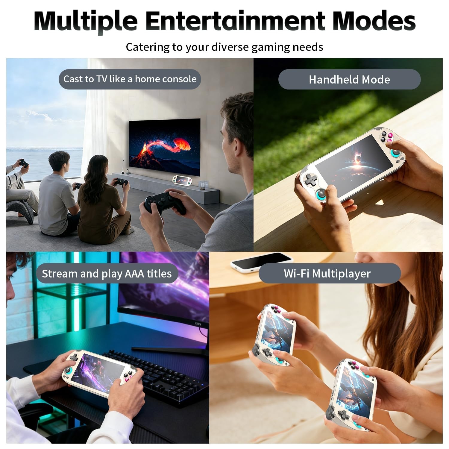 Android 12 Portable Gaming Console – Anbernic RG Vita, 3GB RAM, Multi-Emulator