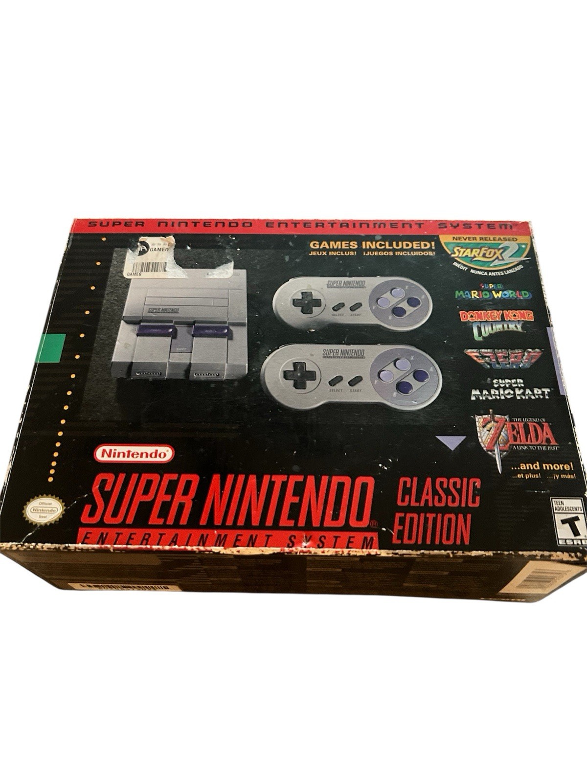 Nintendo Classic Mini SNES 512MB Game Console – Gray