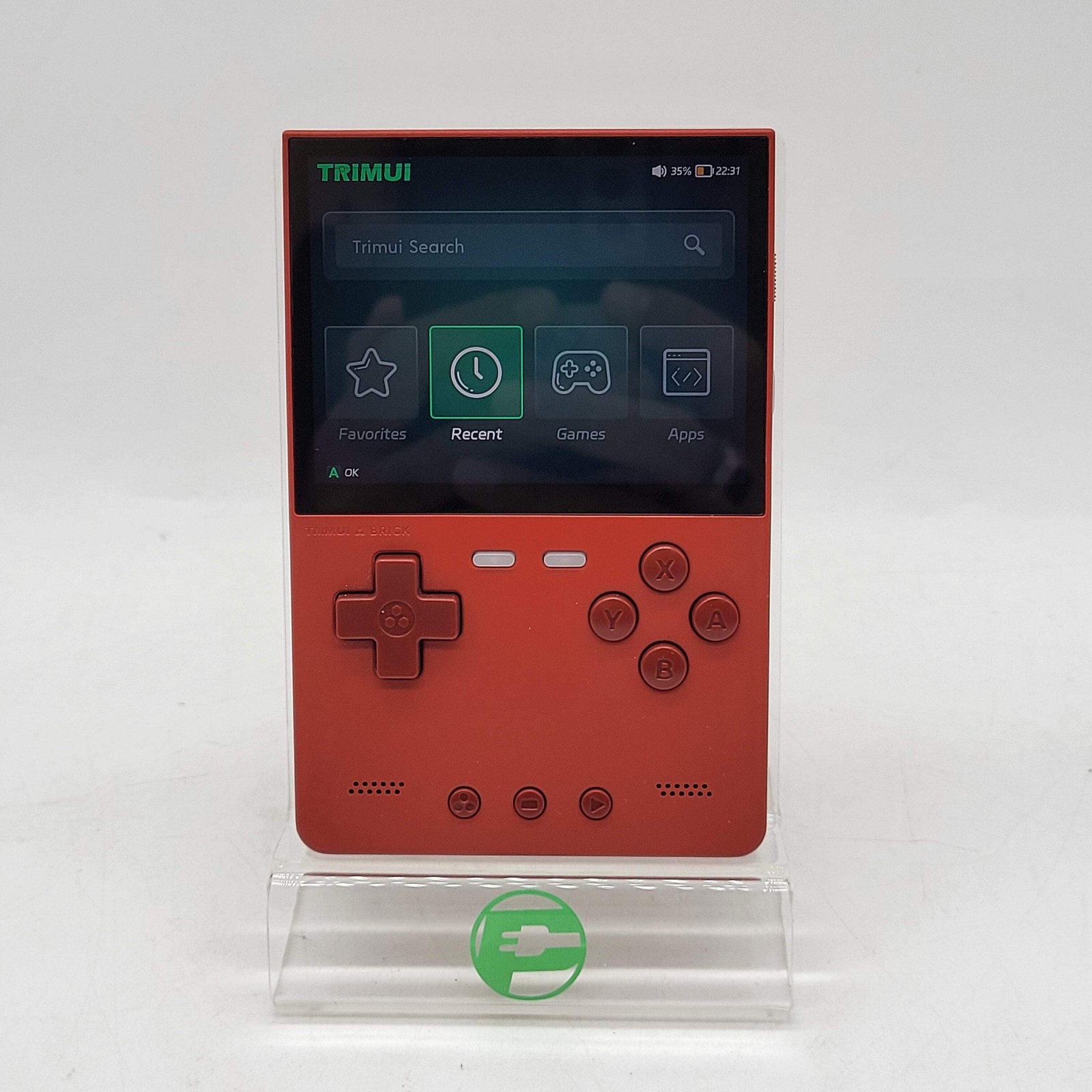 Trimui Brick TG3040 Handheld Console Red