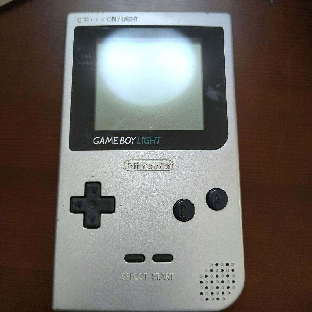 Nintendo Game Boy Light MGB-101 Silver Console Japan Exclusive Tested Working