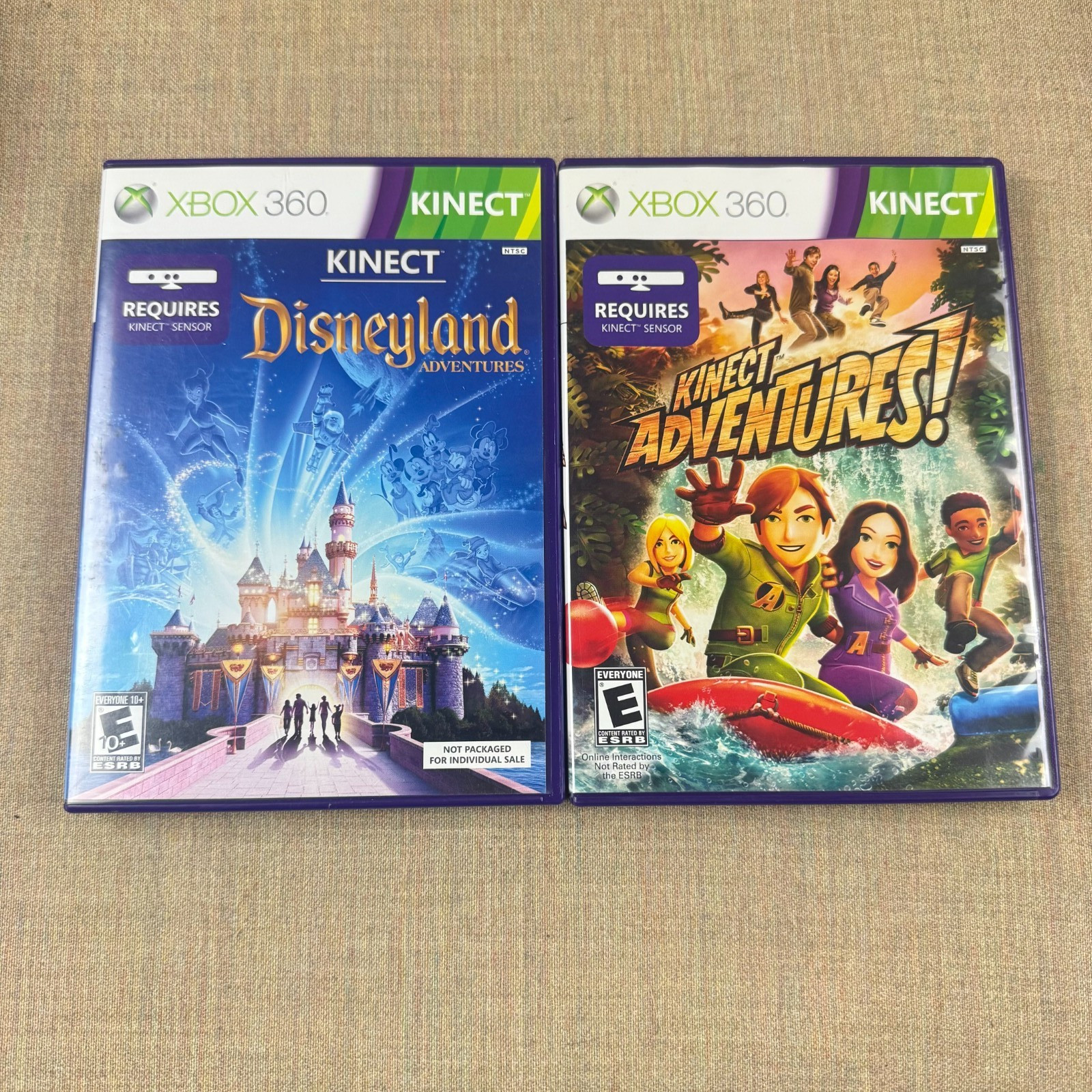 Xbox 360 Kinect Bundle • 500GB Upgrade • Boxed • Sensor, Controller, 2 Games