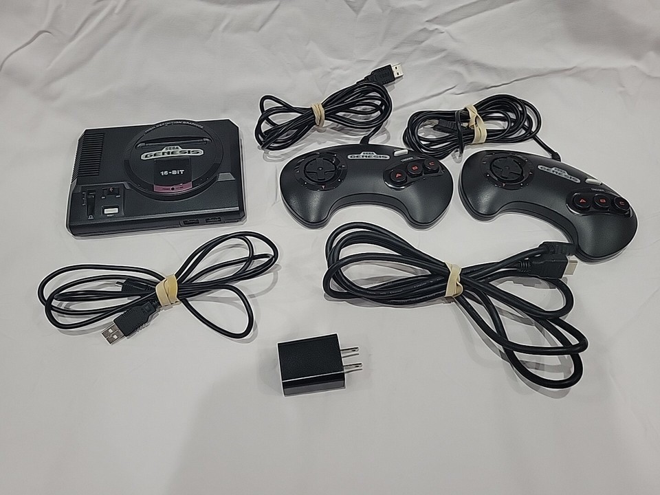 Enhanced ⚡Sega Genesis Mini Console with 2 Controllers (see description)