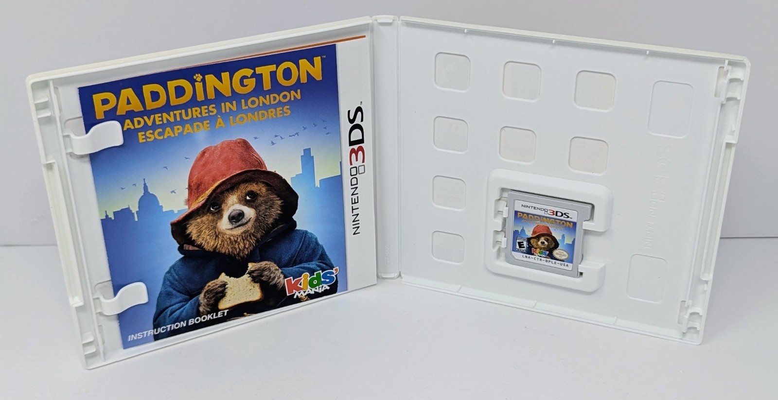 Nintendo 3DS Flame Red Handheld System Bundle w/ Charger – Paddington – Tested!