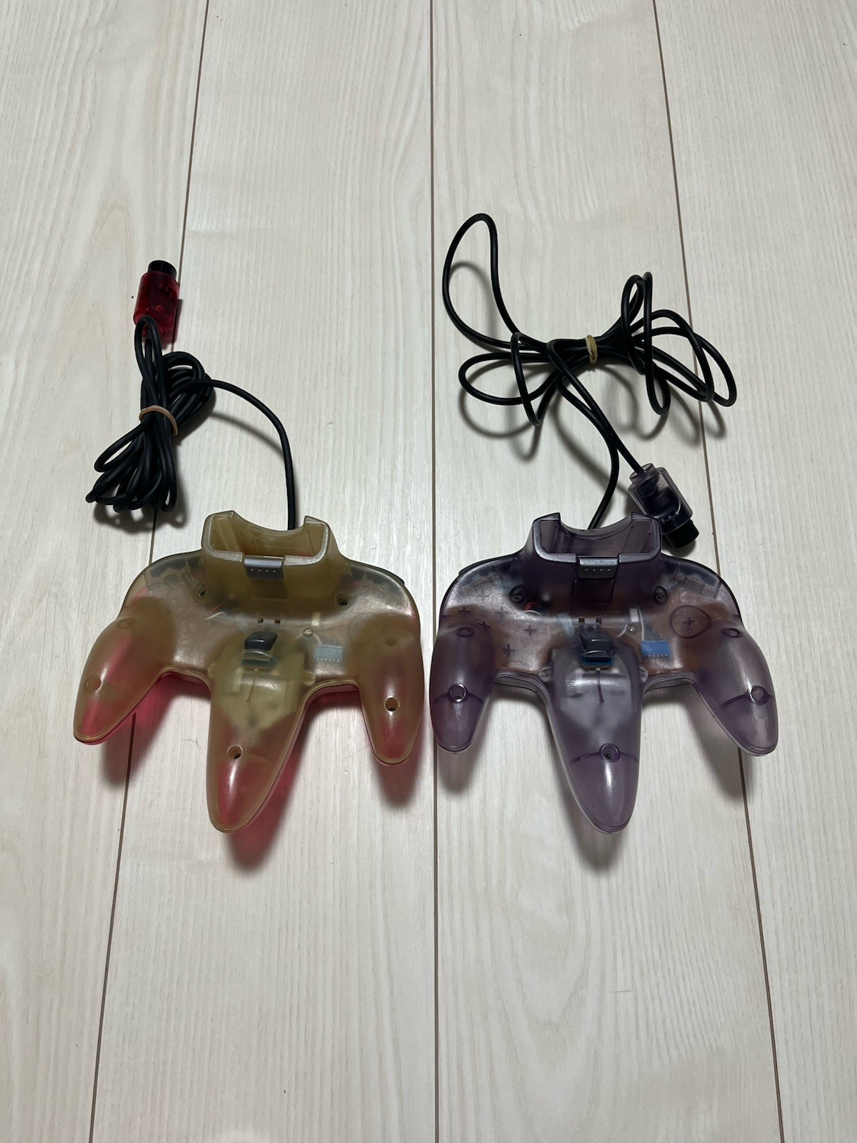 【TESTED】Nintendo 64 N64 Console Water Melon Clear Red + Controller × 2 + Game