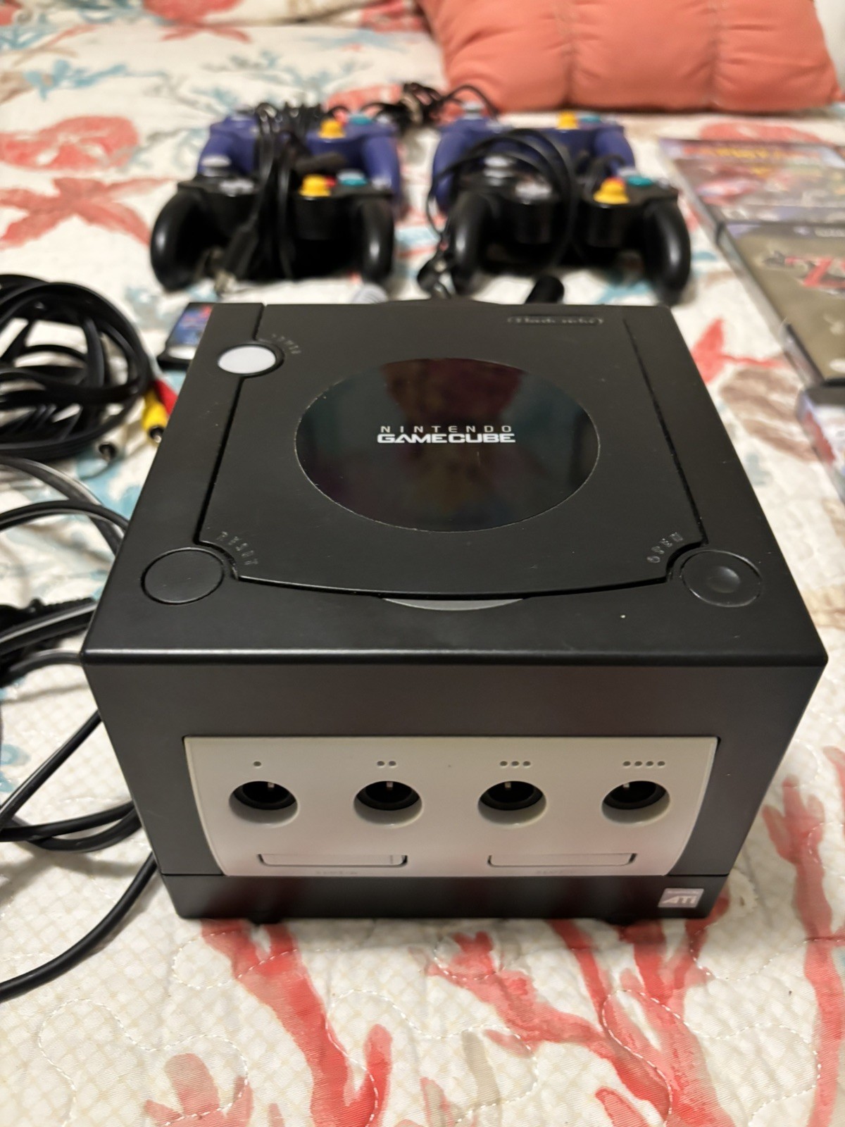 Nintendo Gamecube Console with 16 games Bundle DOL-101 Black – Fully Tested