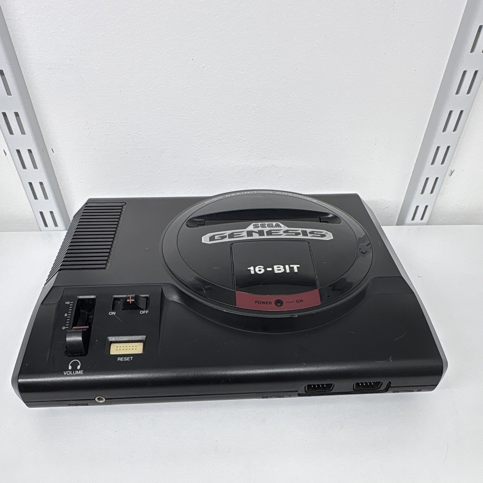 SEGA Genesis Model 1601 16-Bit Console ONLY + 2 Games, Tested works. Read