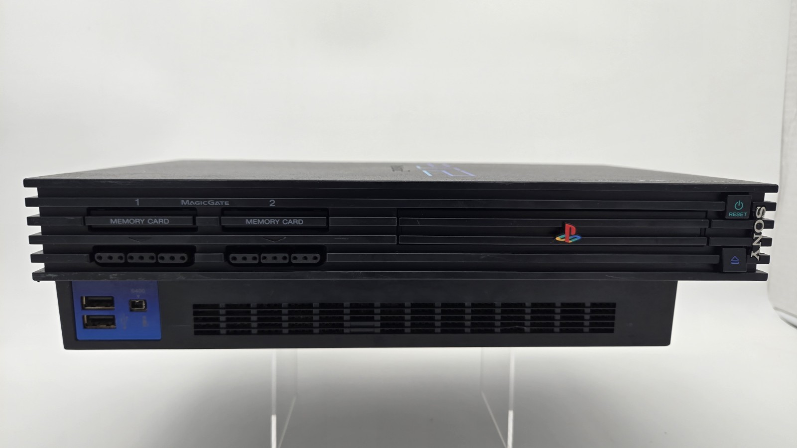 Ps2 Sony PlayStation 2 Console, Cleaned, One Remote And One Memory Card New Fan
