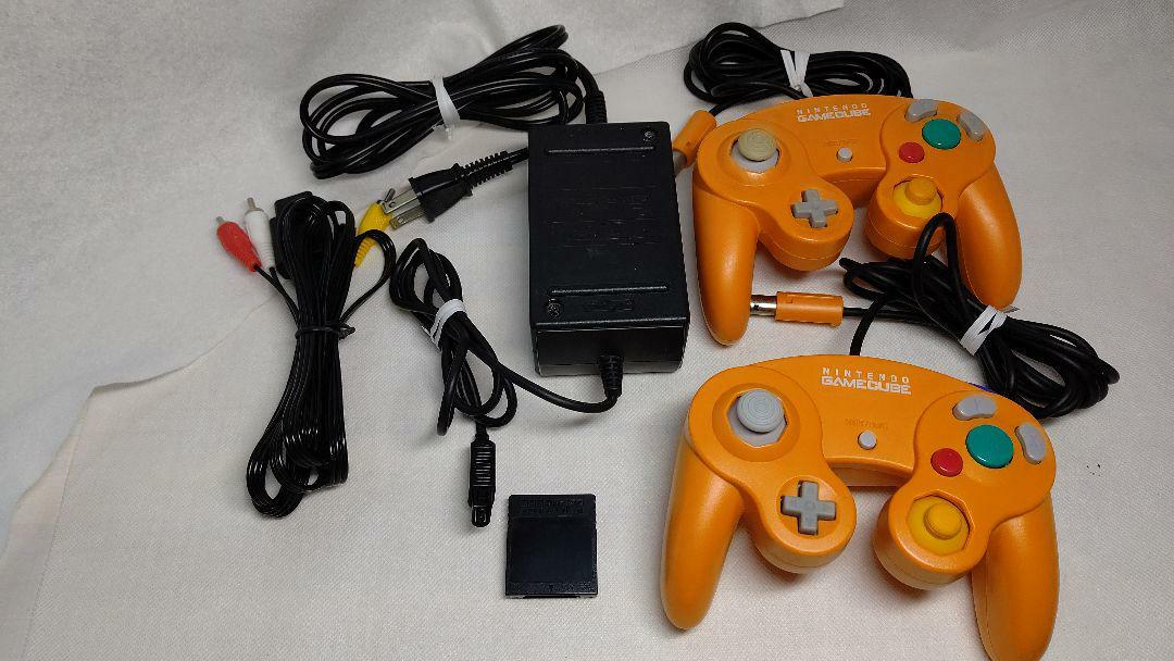 Nintendo GameCube Launch Edition Spice Orange Console Dobutsunomori+ e+ 2set