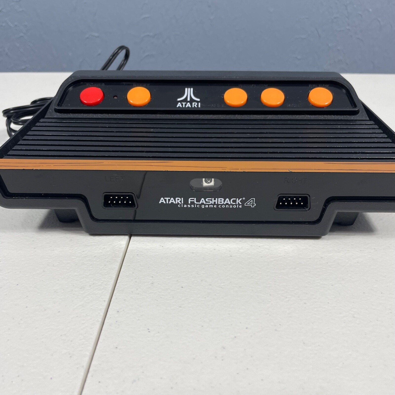 ATARI FLASHBACK 4 Console Wireless With Cables 2 Controllers Tested Working