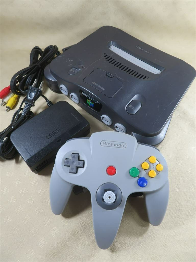 64 N64 Nintendo Japan console controller pad code game tested Black JP japanese