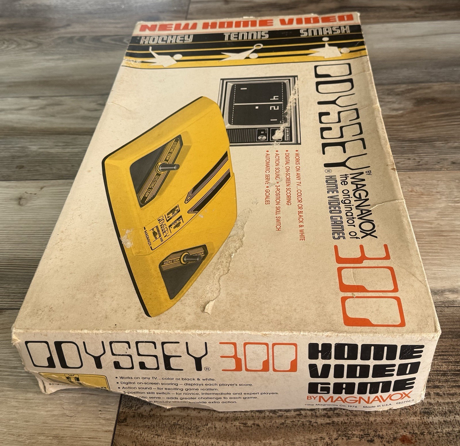 VTG!! 1976 Odyssey 300 Home Video Game System CIB (Magnavox) w/Box 📦 TESTED!!