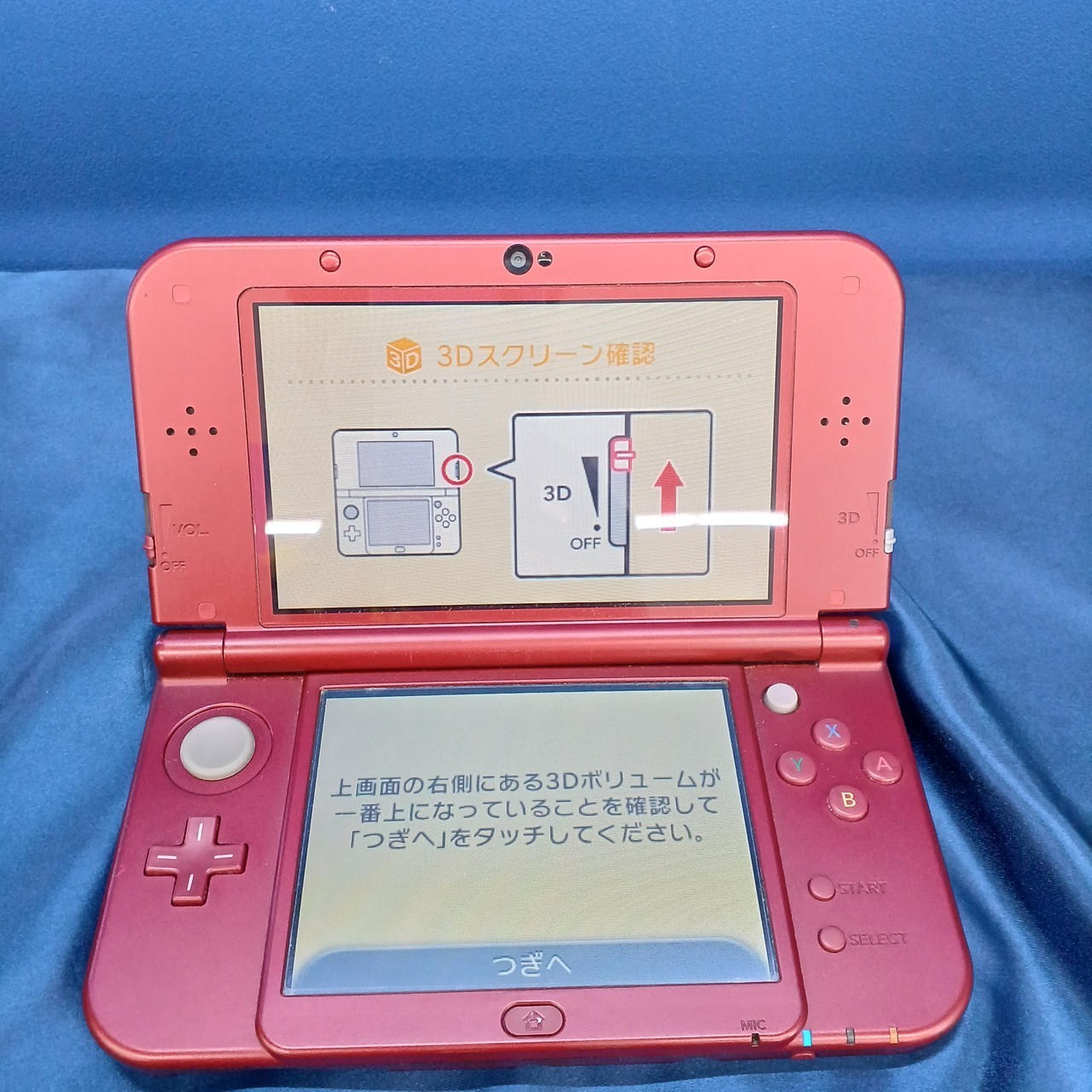 New Nintendo 3DS XL (LL) RED-001 Portable Console Tested A3412