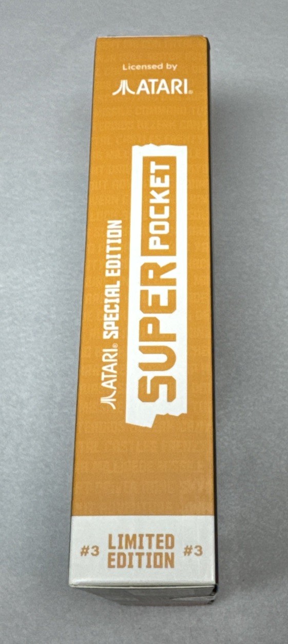 Hyper Mega Tech Limited Edition Atari Super Pocket — New Sealed!