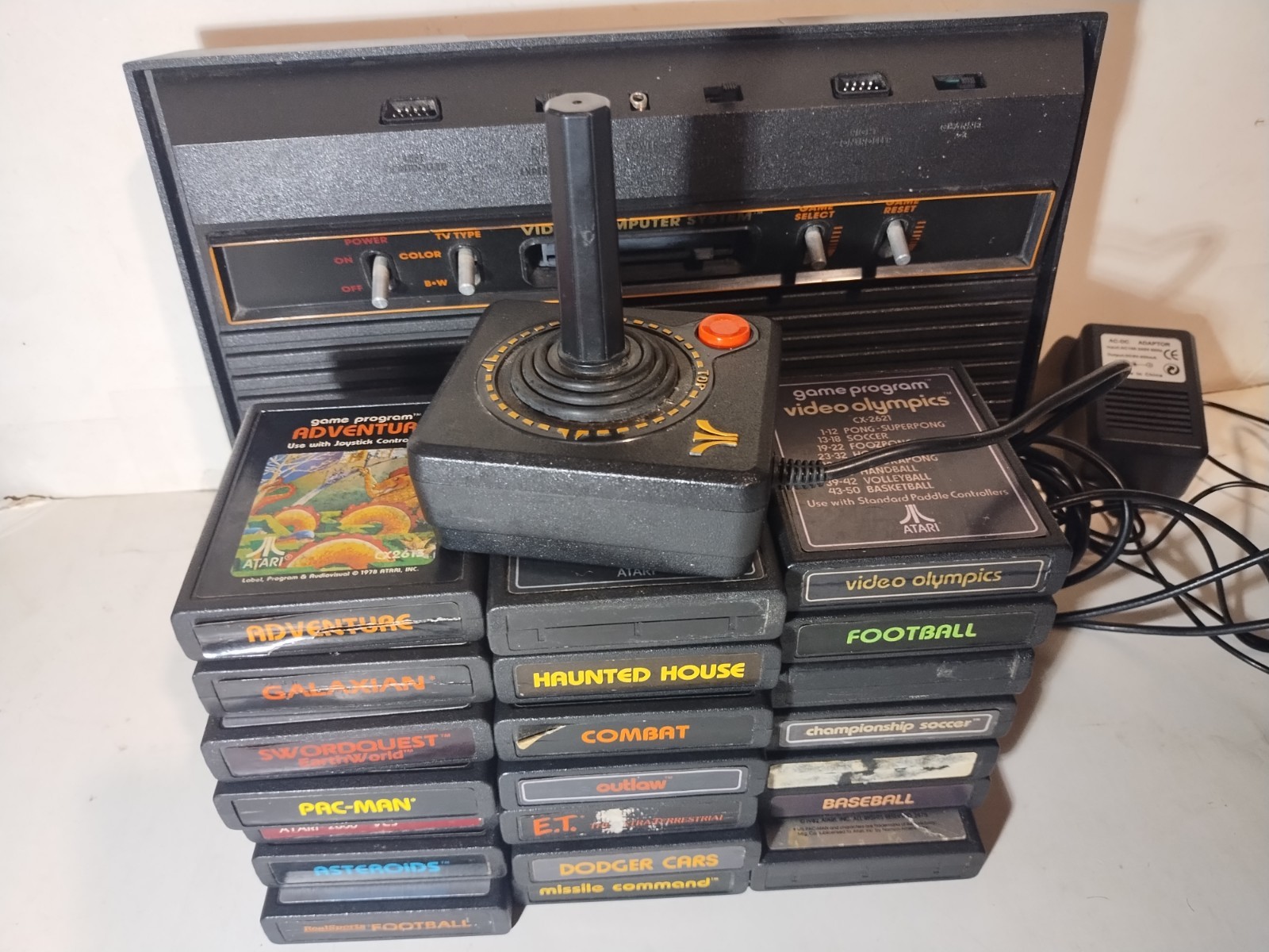 Atari 2600 VCS Console System w Games Tested