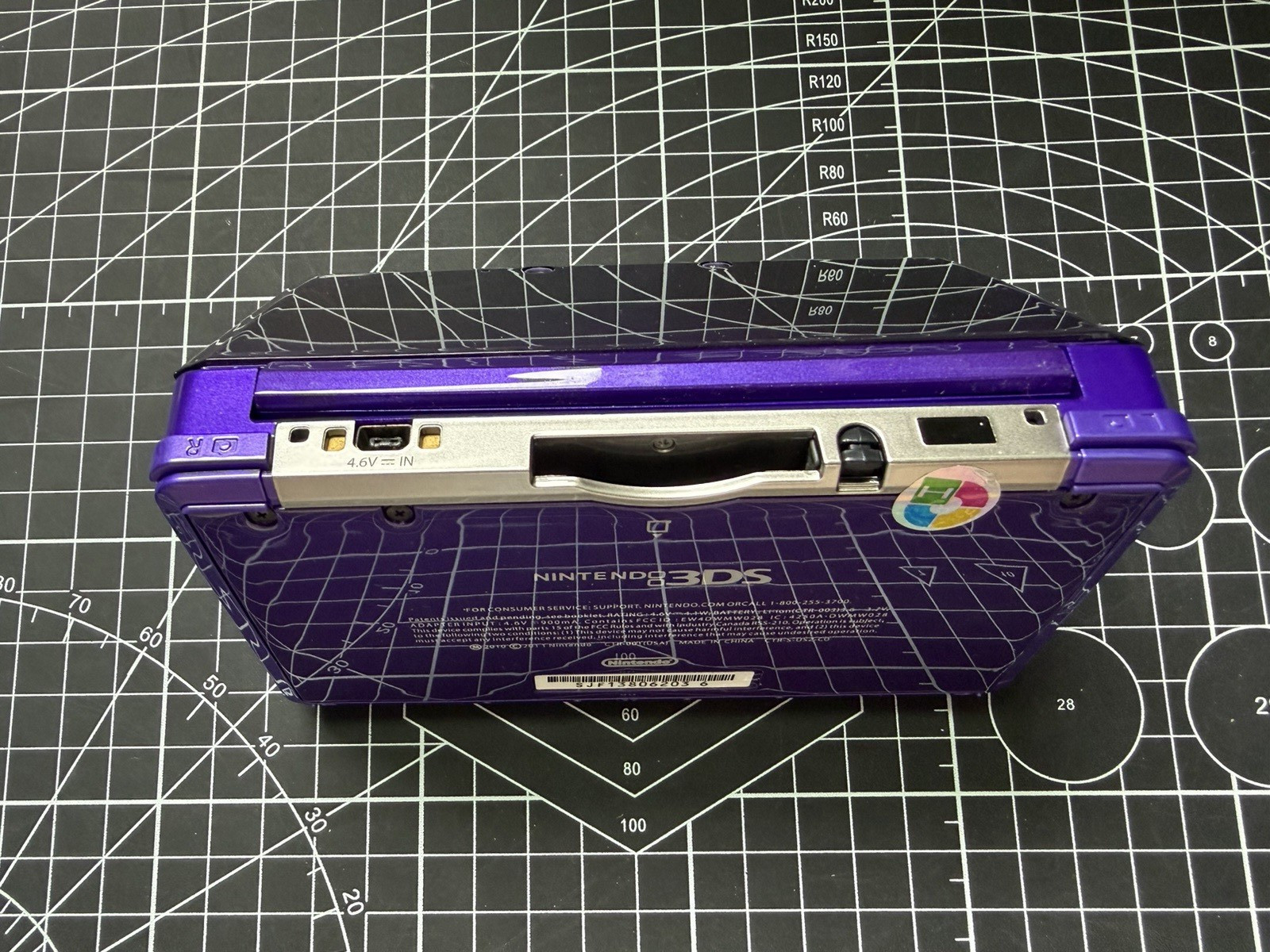 Nintendo 3DS Console W/ New Purple Shell & New Screens 100% Tested