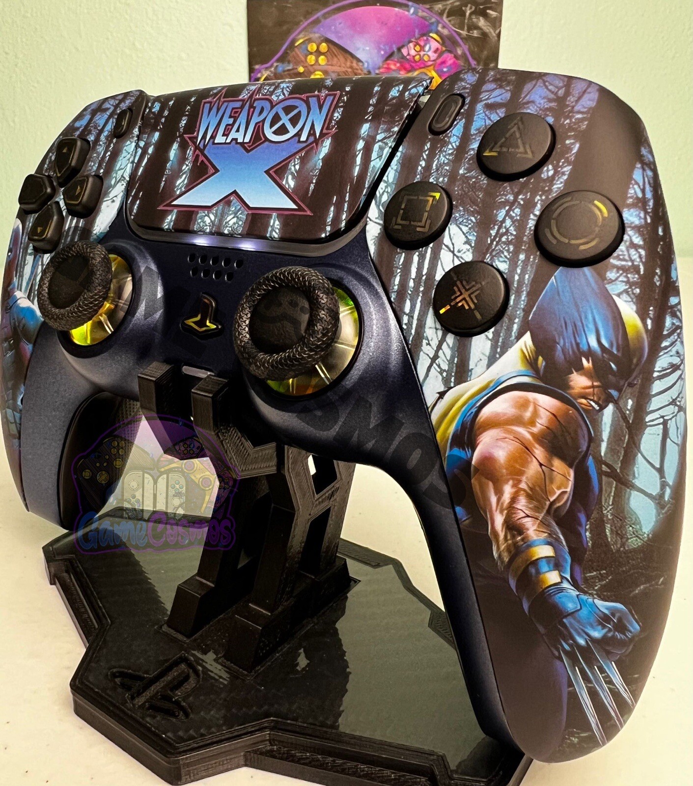 Marvel X-Men Wolverine Deadpool – RGB LED – Custom Controller For PS5 Or PC