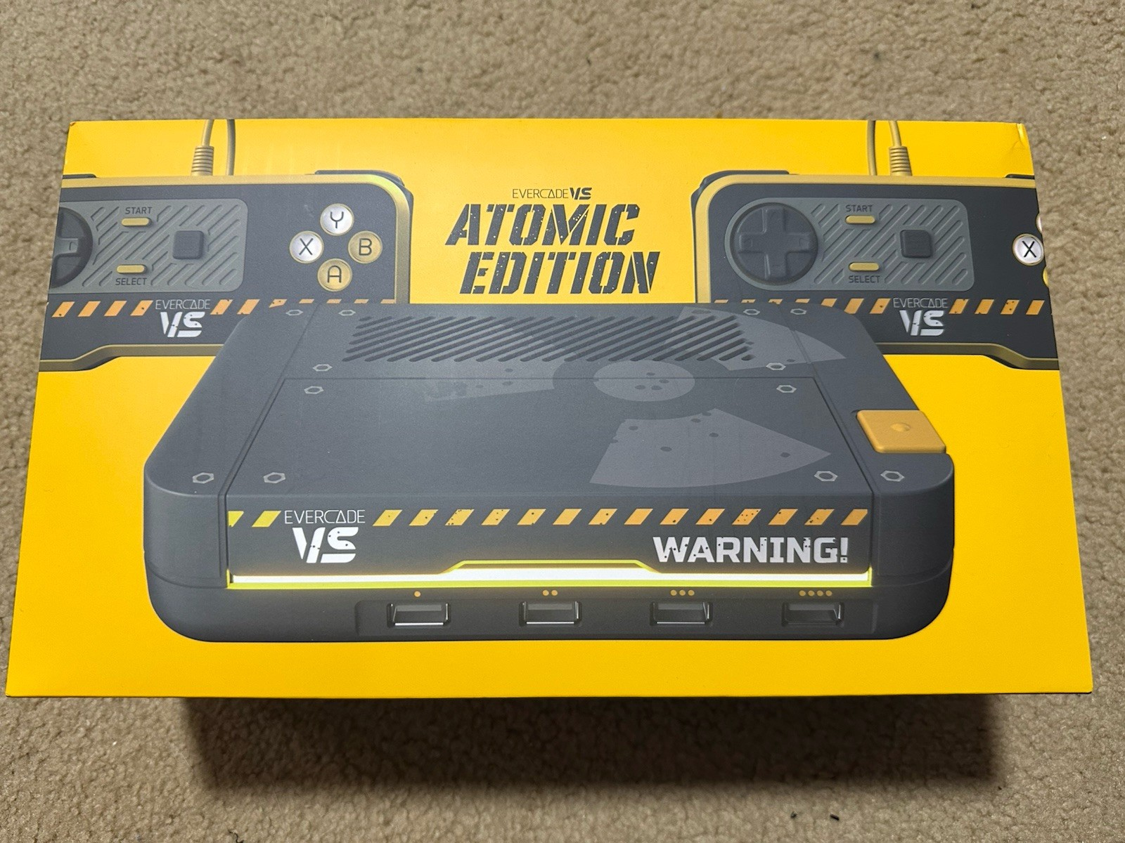 Blaze Evercade VS Atomic Edition Console w/ Controllers & Duke Nukem Collection