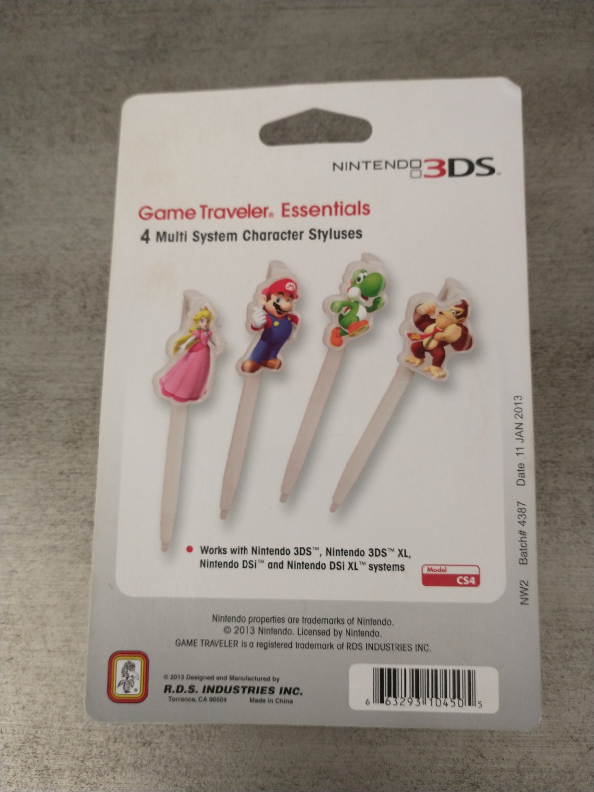 Nintendo 3DS 4 Multi System Character Styluses