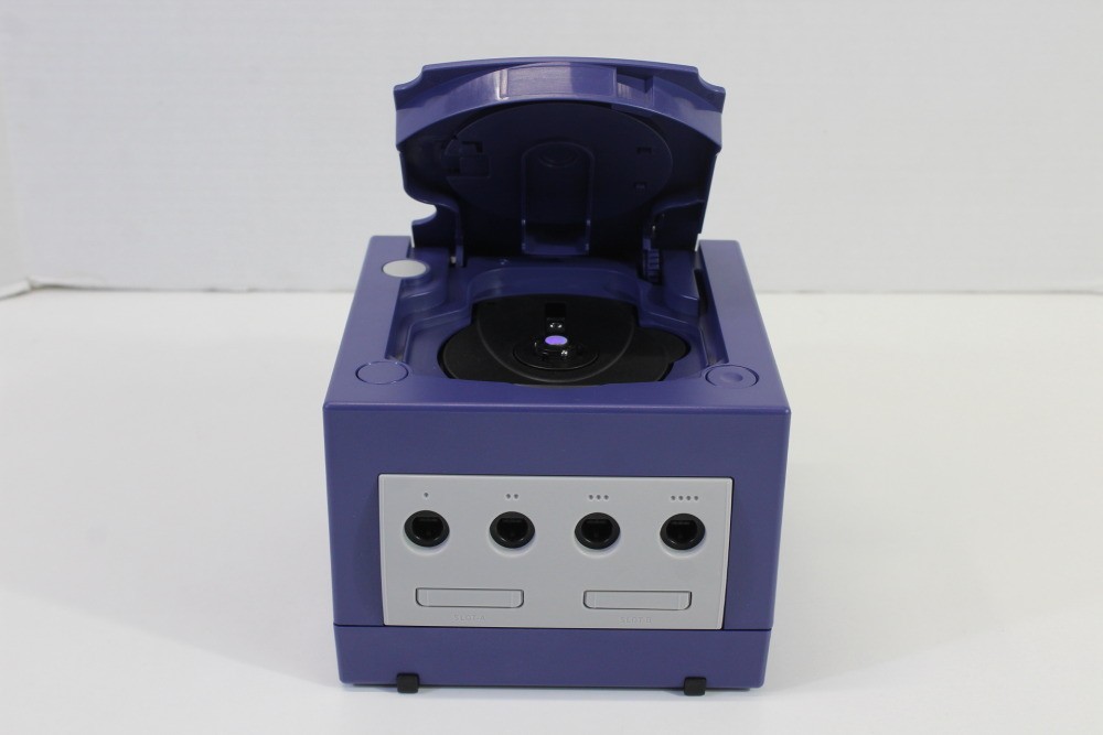 Nintendo Gamecube Console Indigo Purple LED AC S-Video to HDMI NTSC-U/C DOL-001