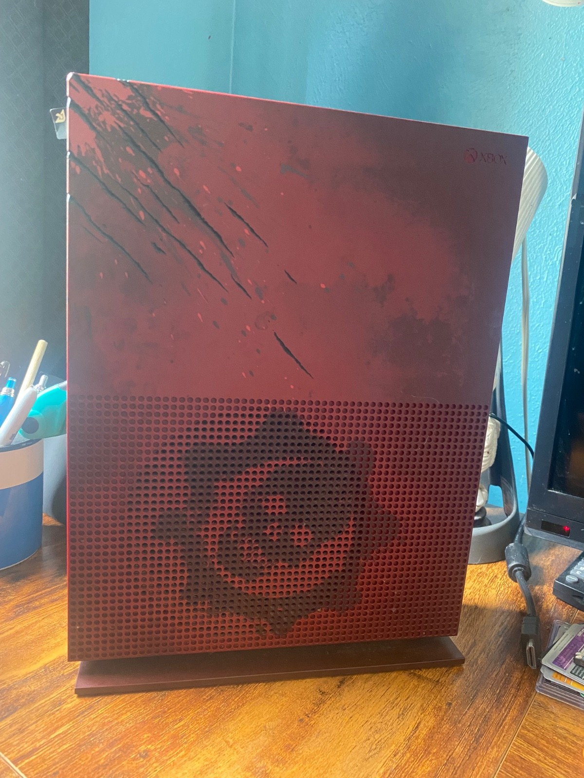Xbox One-Gears of War 4 Limited Edition 2TB CONSOLE ONLY W/Stand TESTED & WORKS!