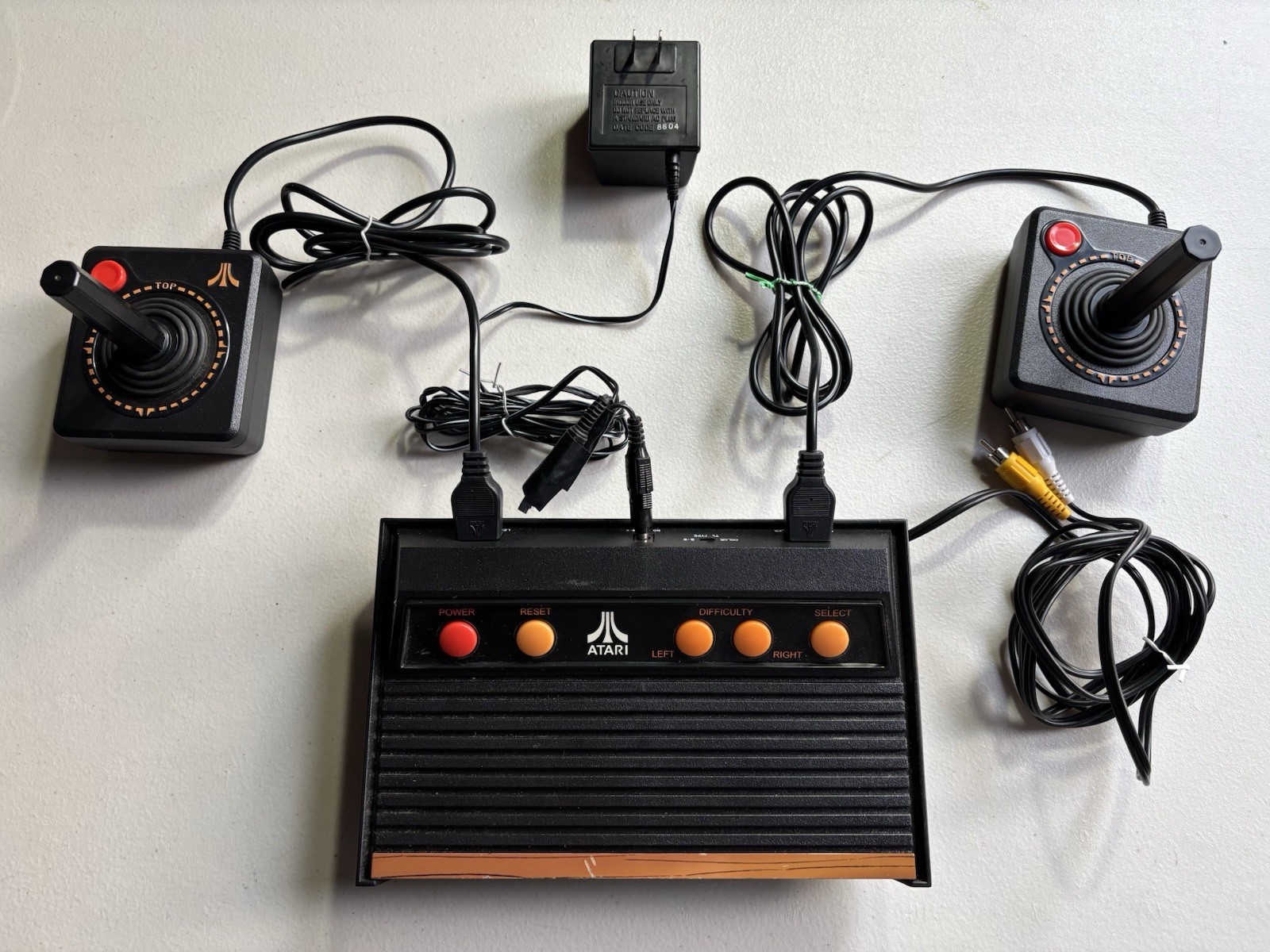 Atari Flashback 2 Video Game System with 2 Controllers, Power Sup. & RCA Inputs