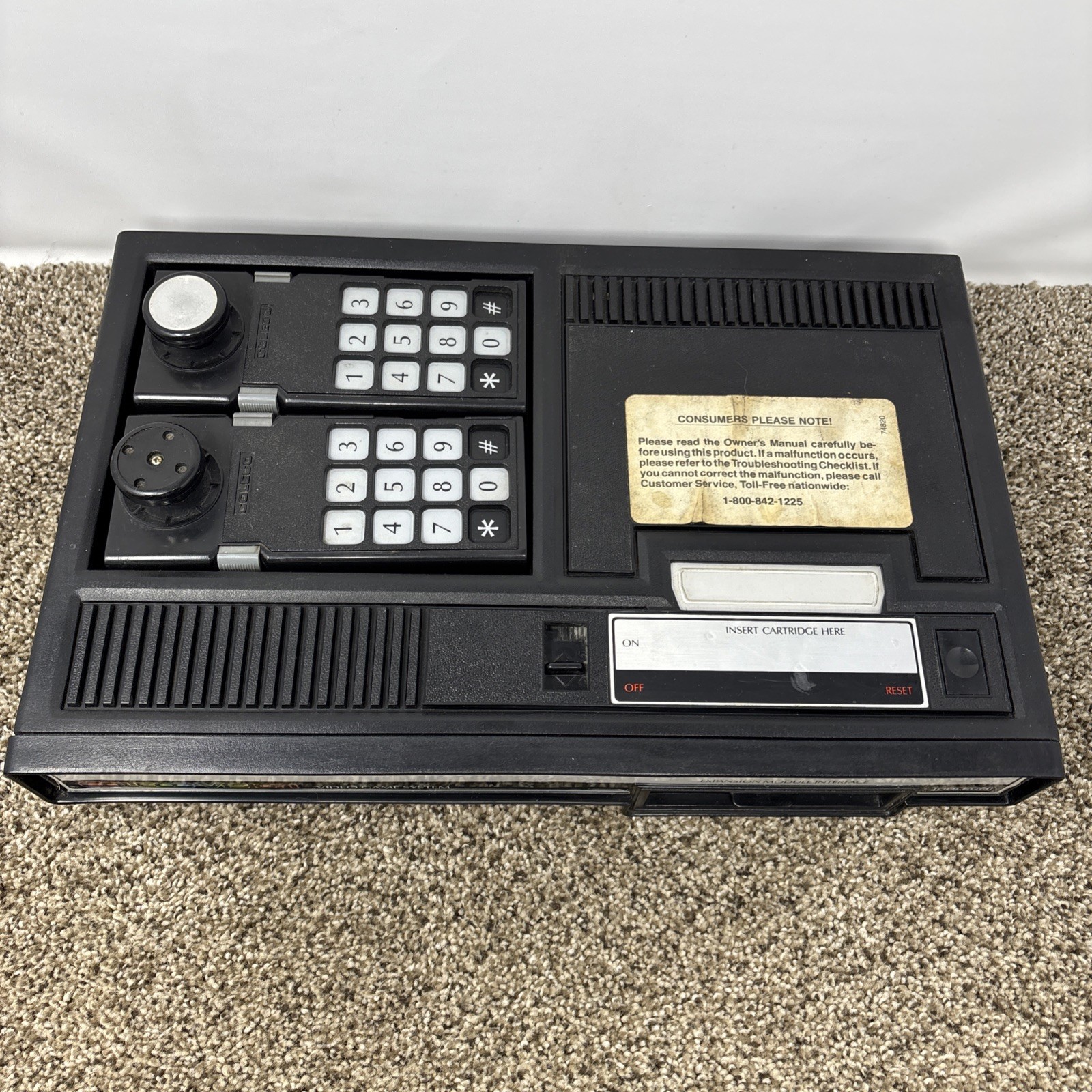 Colecovision Console Bundle Lot With Game 100% TESTED WORKING Tested