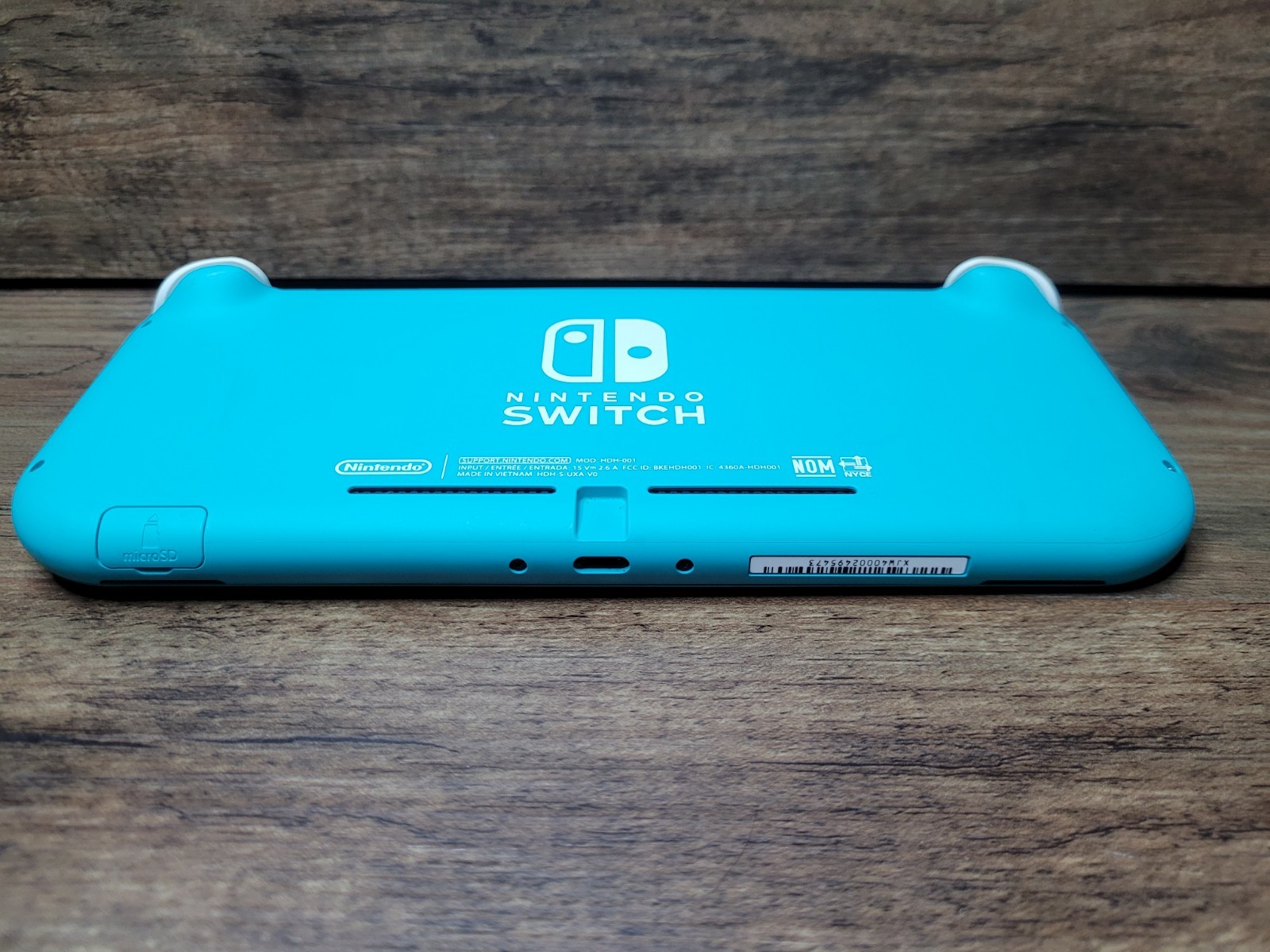 Nintendo Switch Lite Teal Turquoise Blue, OEM Charger, Case, Tested Works