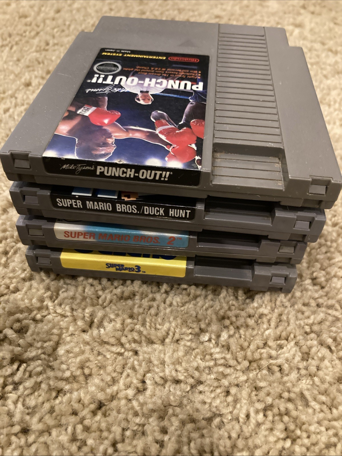 Nintendo Bundle NES System + Mike Tyson Punch-Out Game Lot! – Tested!!