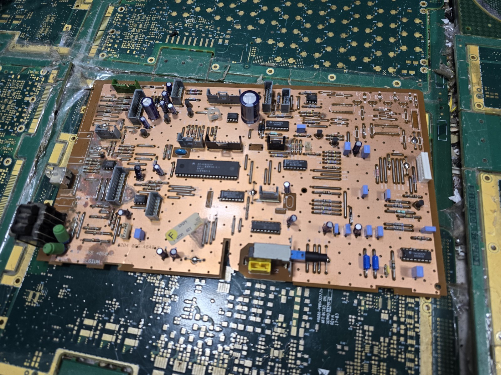 Philips CDI 910 EXACT CORROSION Motherboard-Not Tested-Intact-PARTS-READ ALL
