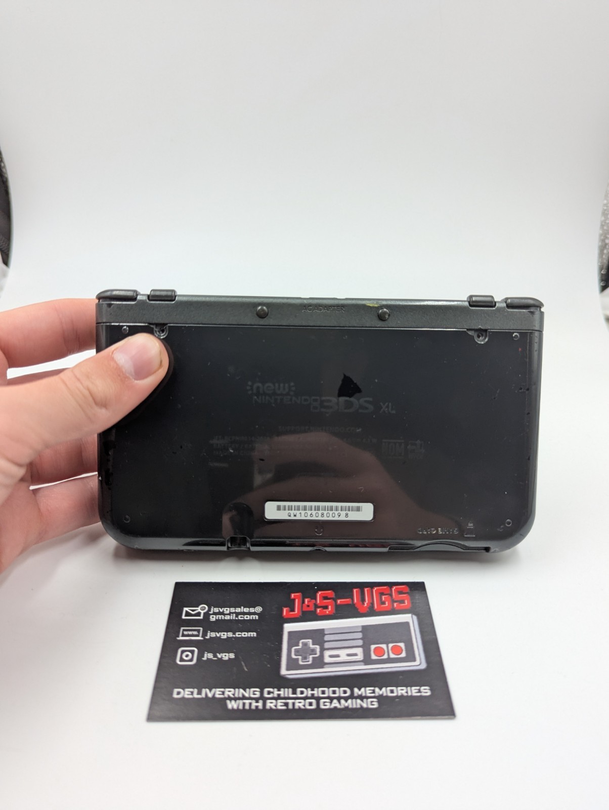 New Nintendo 3DS XL Black Handheld Console AS-IS For Parts Repair