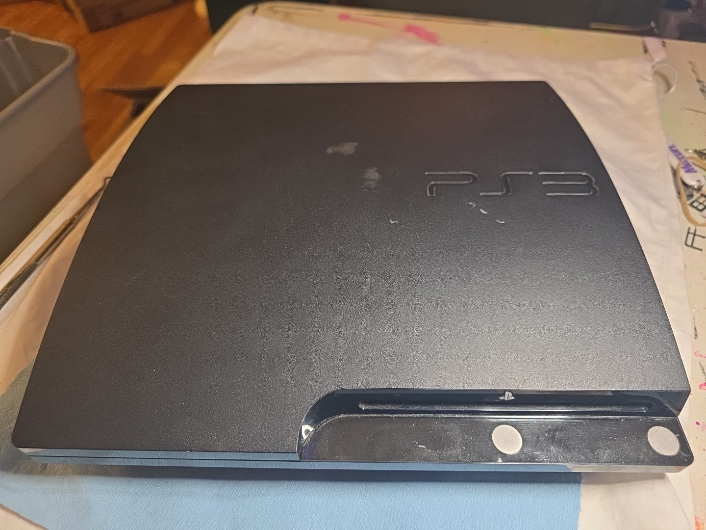 Sony PlayStation 3 PS3 Slim (CECH-2001A) 120GB Console Only For Parts
