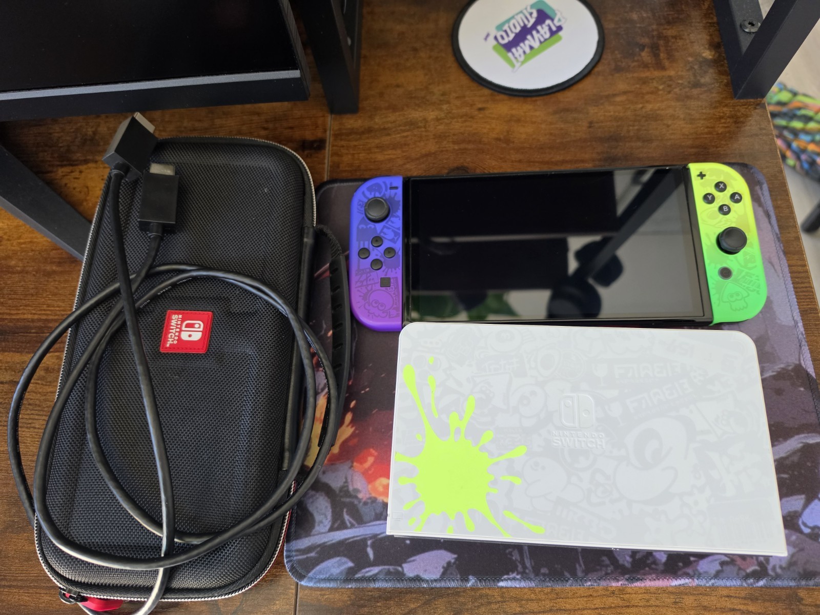 Nintendo Switch (OLED Model) Splatoon 3 Edition Video Game Console – 64GB