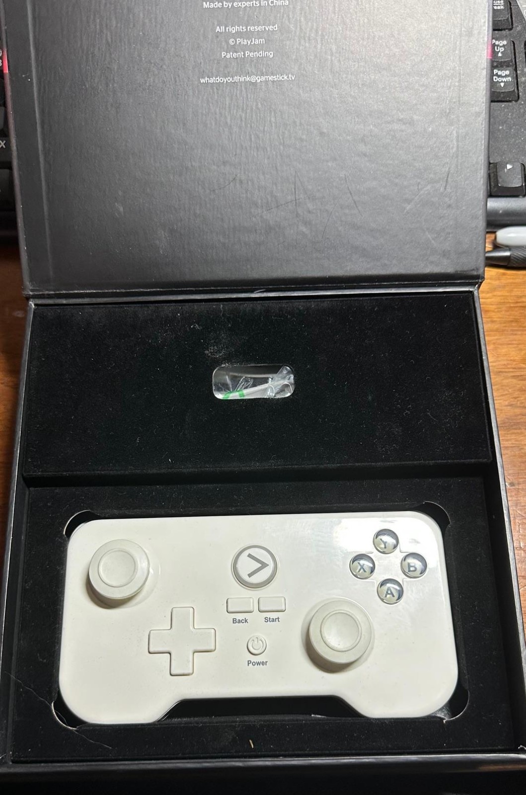 PLAYJAM GAMESTICK Portable Game Console & Cords – NO USB STICK