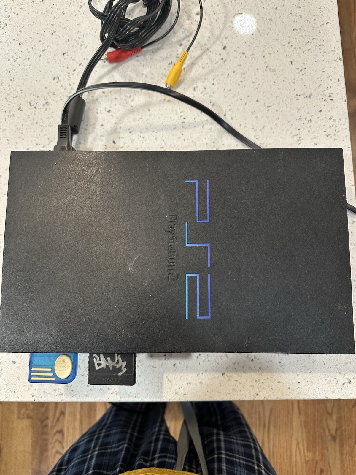 SONY PS2 PlayStation 2 SCPH-15000 Black Game Console (Pre-Owned) READ SUB