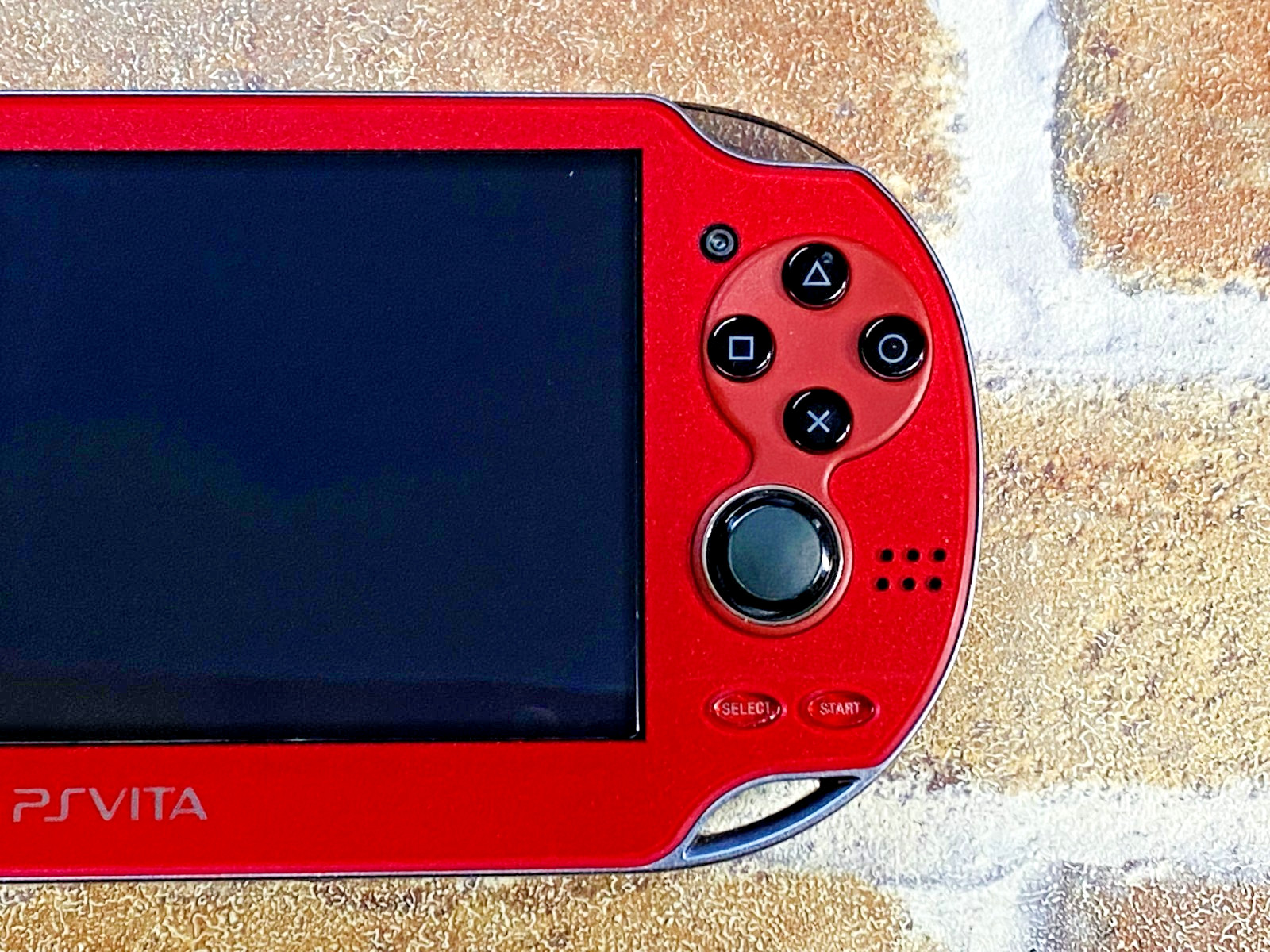SONY PS Vita PCH-1100 Cosmic Red Japan Tested Charger 16GB Mobile Case EX