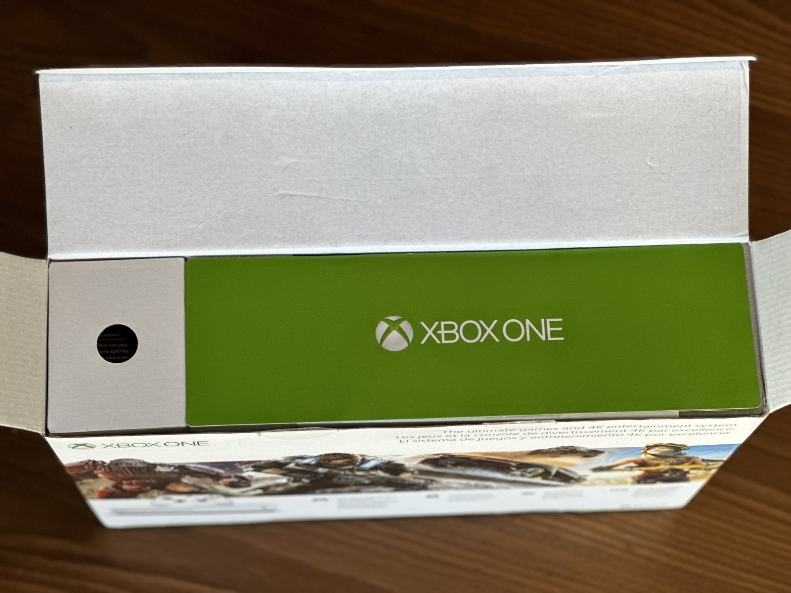 Microsoft Xbox One S 500GB White Console Complete in Original Box + 4 Games