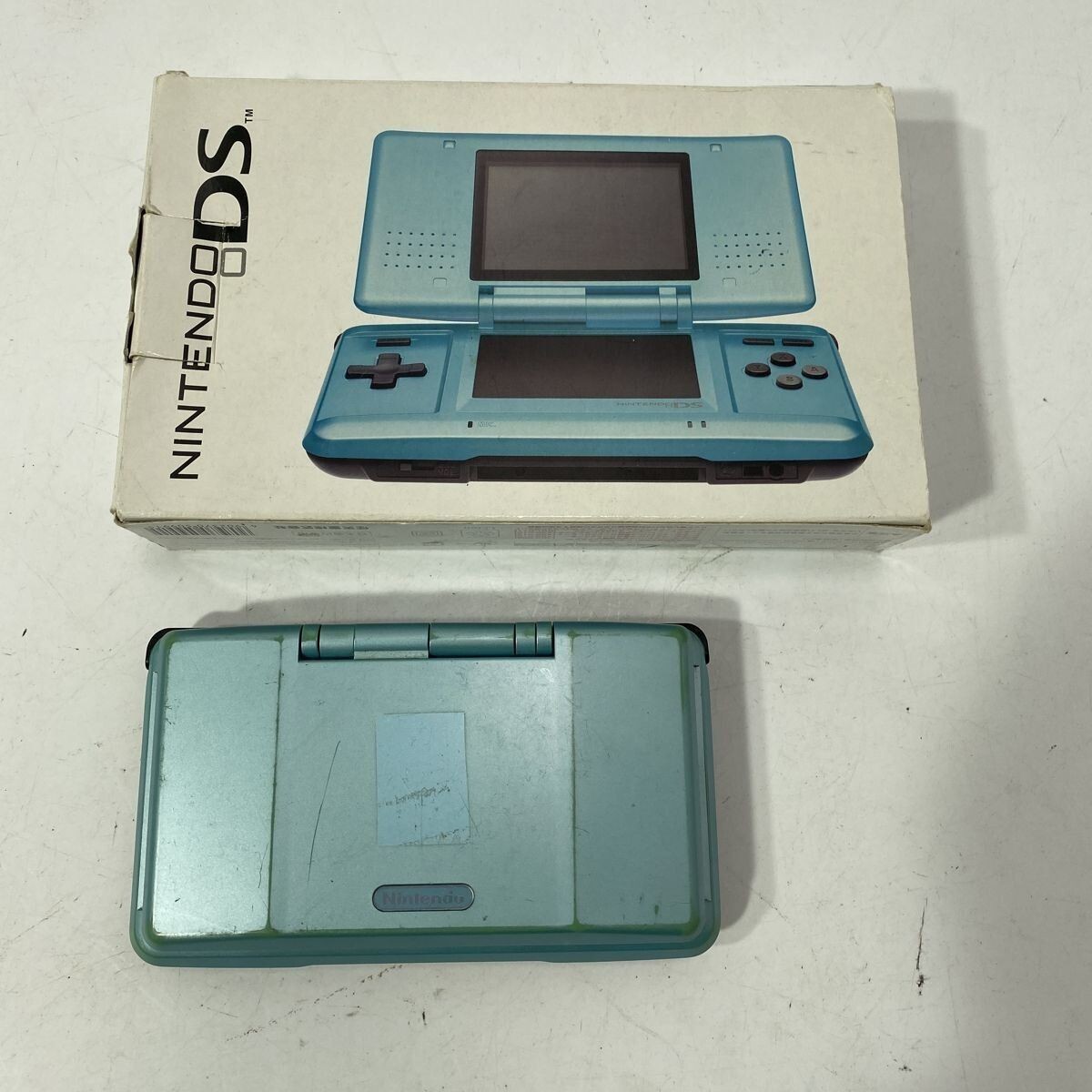 Tested Nintendo DS Original Console NTR 001 Turquoise Blue Nintendo Game Console