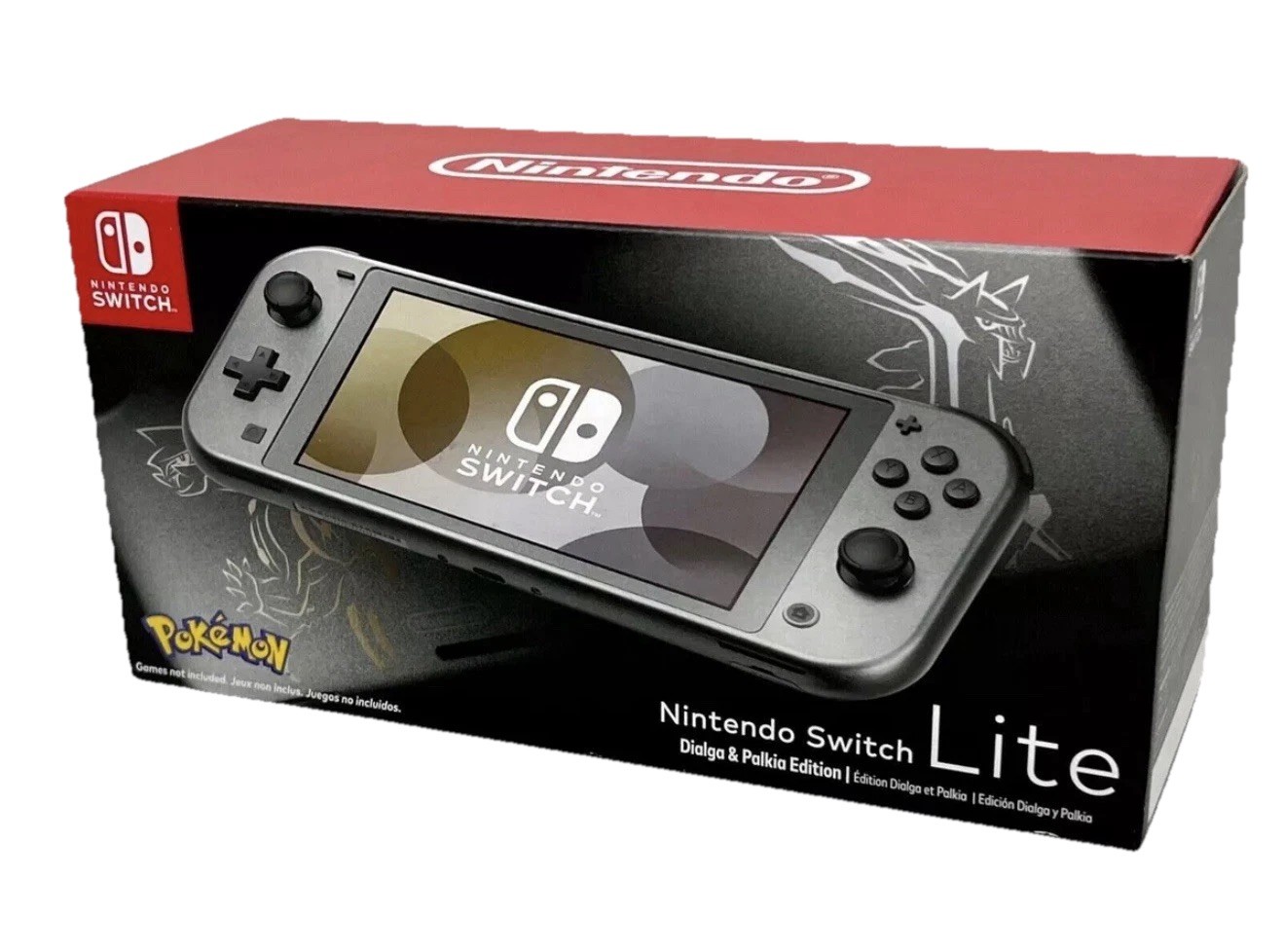 Nintendo Switch Lite Pokemon Dialga and Palkia Edition BRAND NEW CASE FRESH NIB