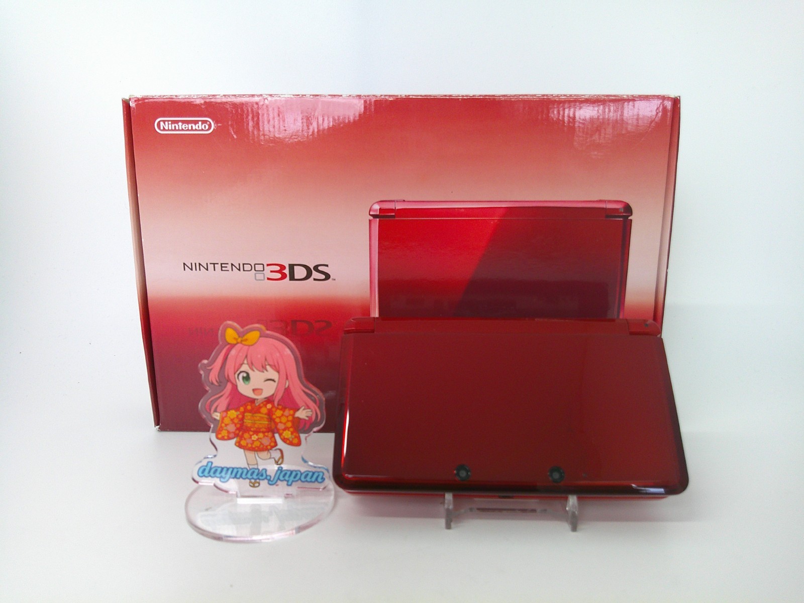 【Excellent】Nintendo 3DS Flair Red Console Japanese Edition #RET0509/01