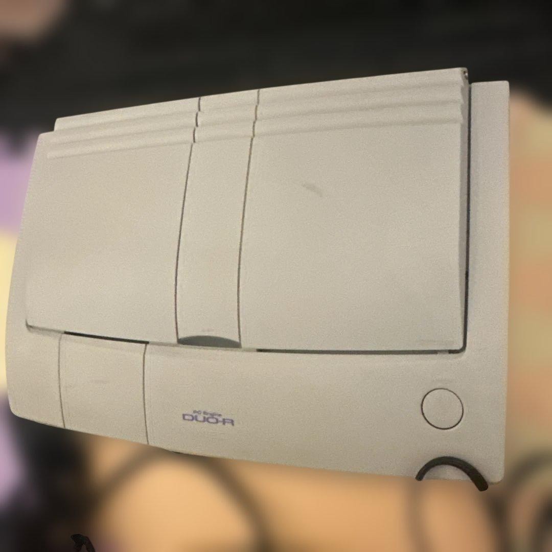 NEC PC Engine DUO R Console with Controller AC Adapter AV Cable Final Lap