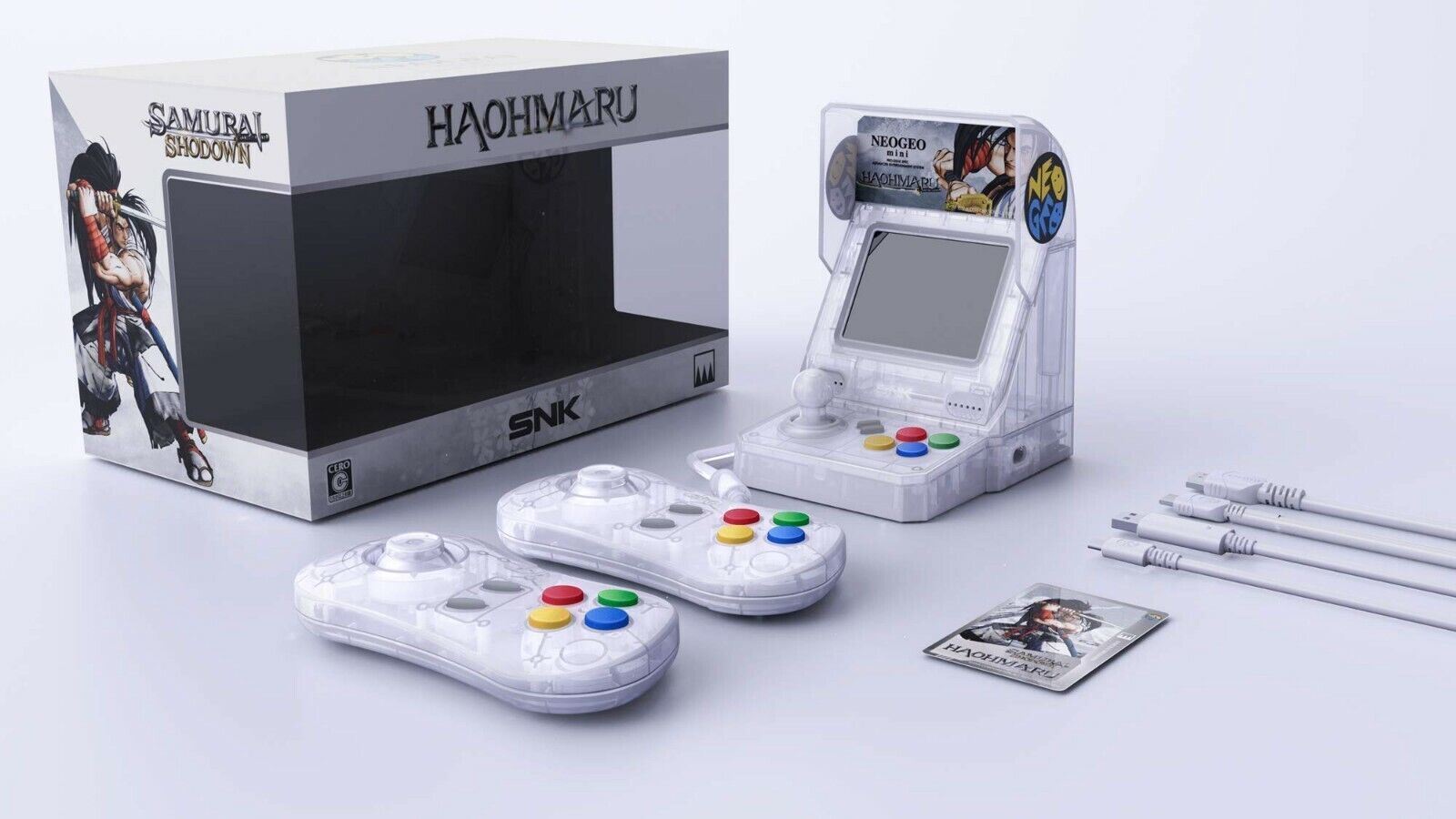 SNK NEOGEO Samurai Shodown Limited Edition Mini System – Haohmaru White [Retro]