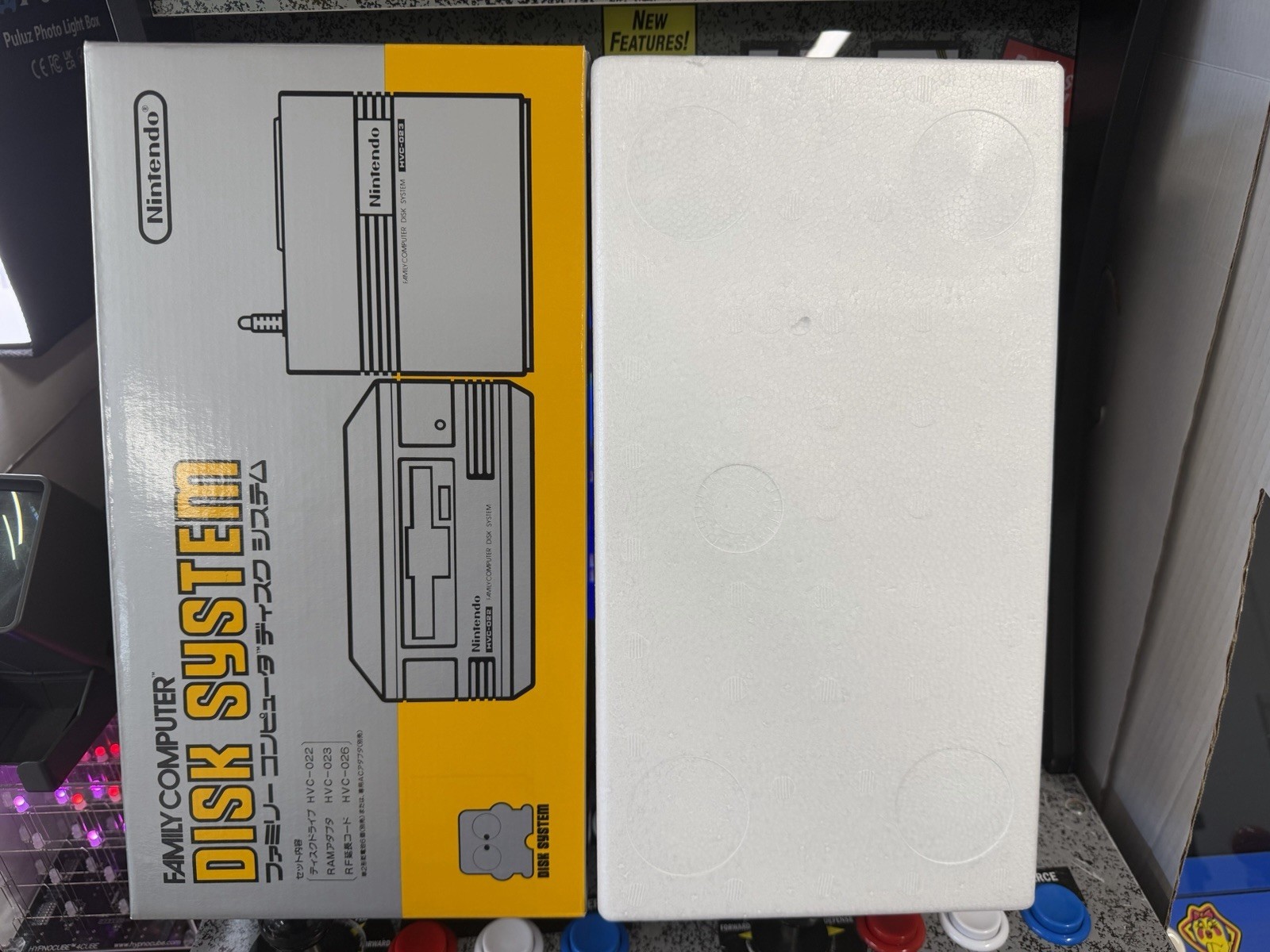 1986 Nintendo Famicom Disk System Console Complete in Box CIB Japan HVC-022 Near