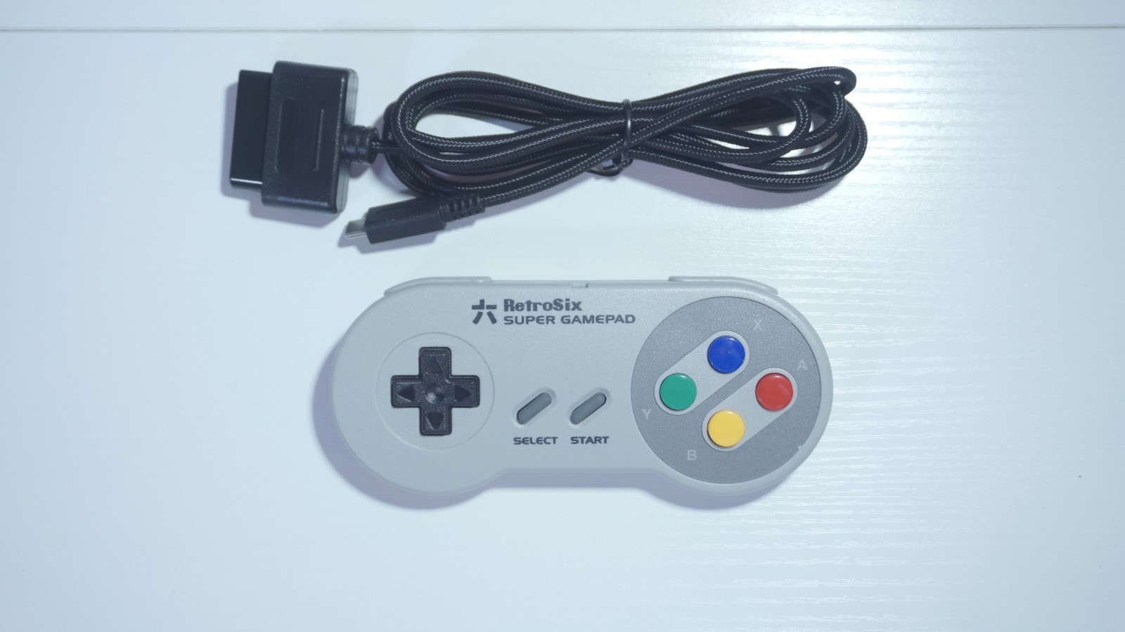 Transparent Clear Red Super Nintendo SNES Game Console SNS-001 with Green LED