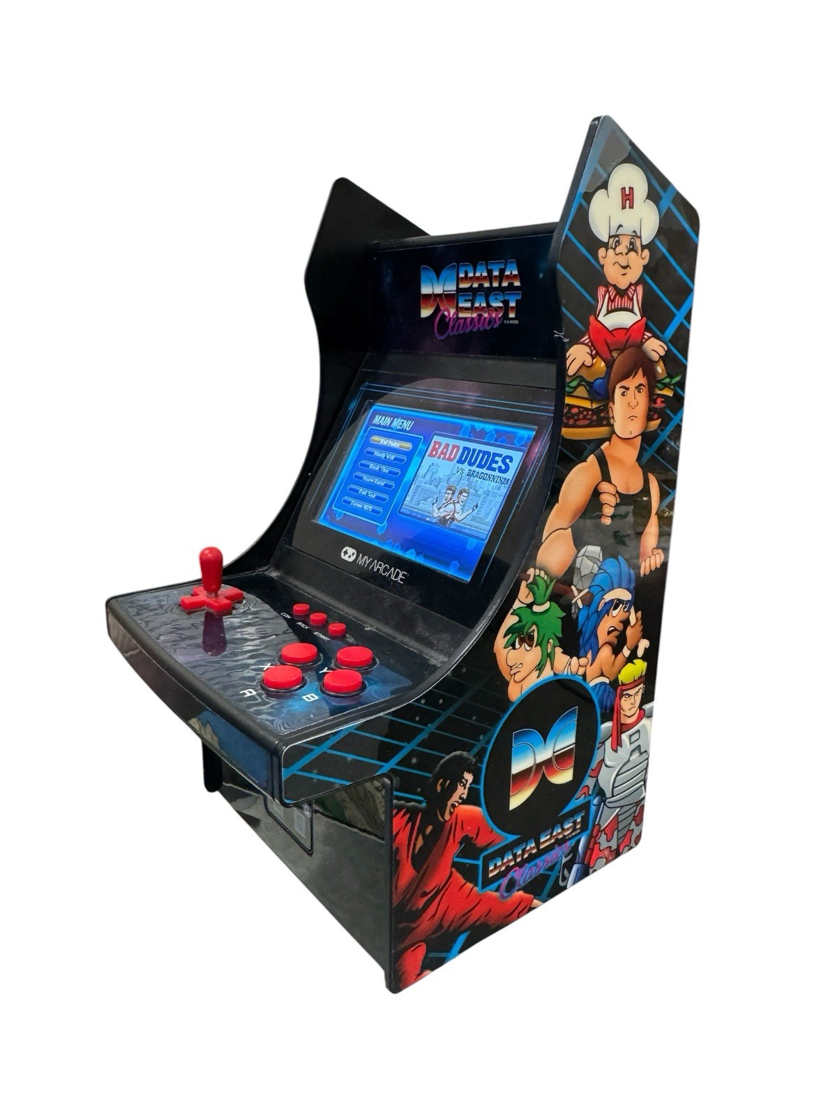 My Arcade Data East Classics Mini Player 10″ Inch Mini Arcade Machine Cabinet