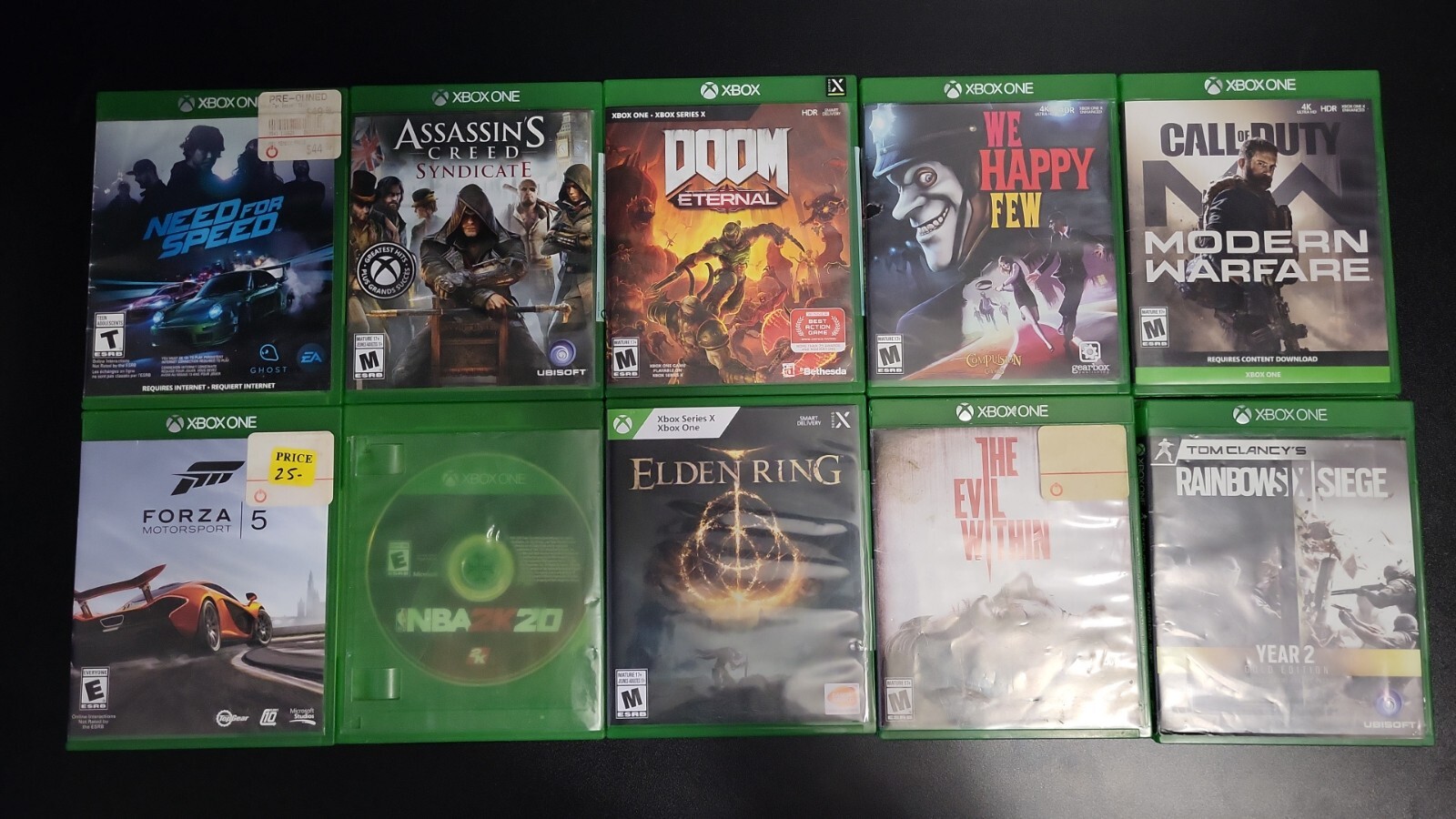 Microsoft Xbox One 500GB Black Console with Kinect and 10 Games