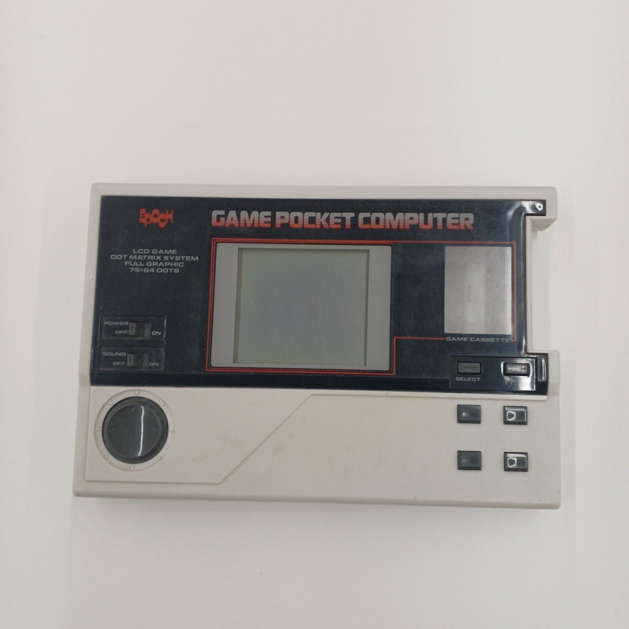 EPOCH Game Pocket Computer Handheld Console & 2 Games Set Vintage Retro Junk