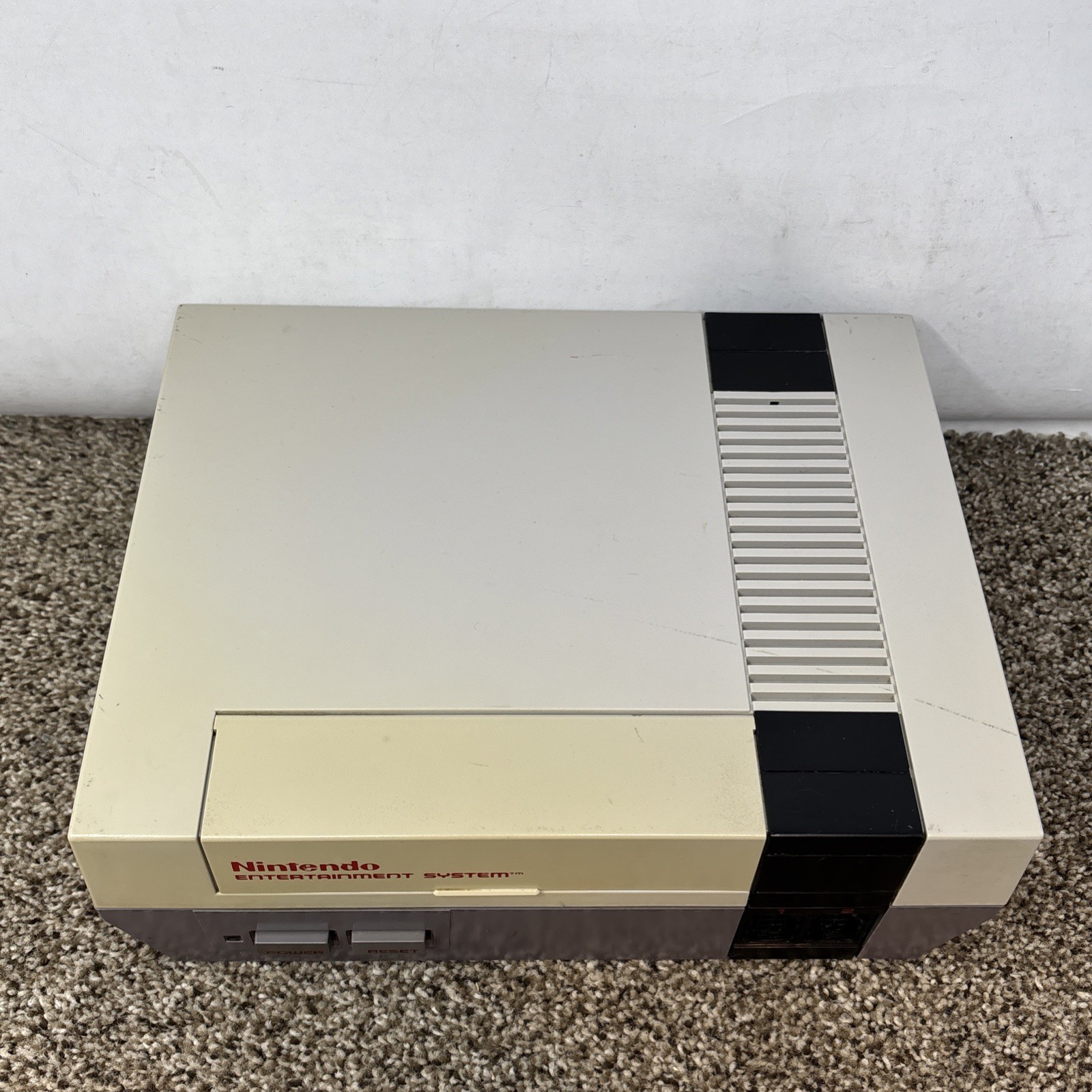 1985 Original NES Nintendo System Console + New 72 Pin Authentic Tested Bundle