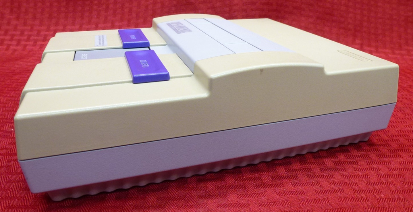 NINTENDO SUPER NES SUPER SET SNES VIDEO GAME CONSOLE W/ BOX, GAME SNS-001
