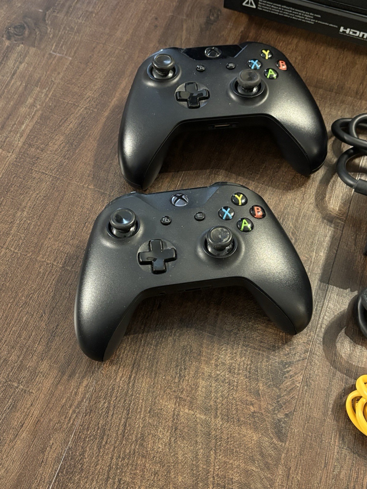 Microsoft Xbox One 365GB Console Model 1540 with 2 Controllers & Cables – RESET
